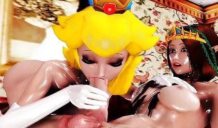 Mlade ainime porno crvenokose lezbijke Blair i Alice miluju se oko bazena